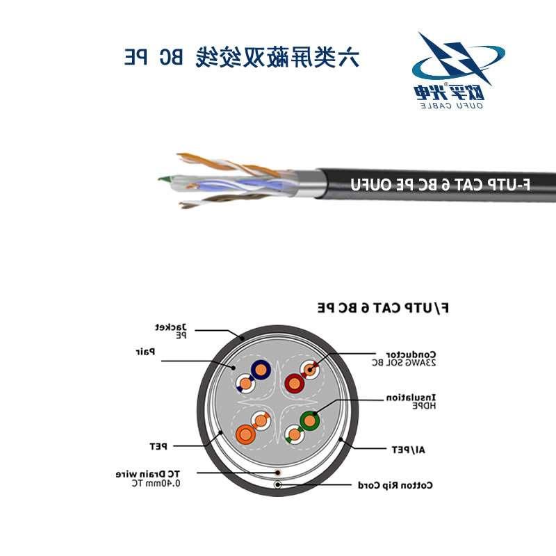 武清区F/UTP6类4对屏蔽室外电缆(23AWG)