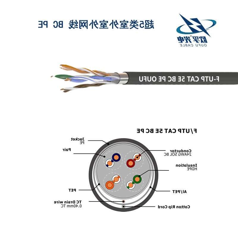 阿勒泰地区F/UTP超五类4对屏蔽室外电缆(24AWG)